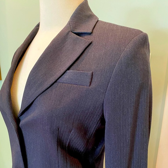 BCBG Tailored 2-Button Charcoal Suit Jacket - BNWT - Picture 4 of 10